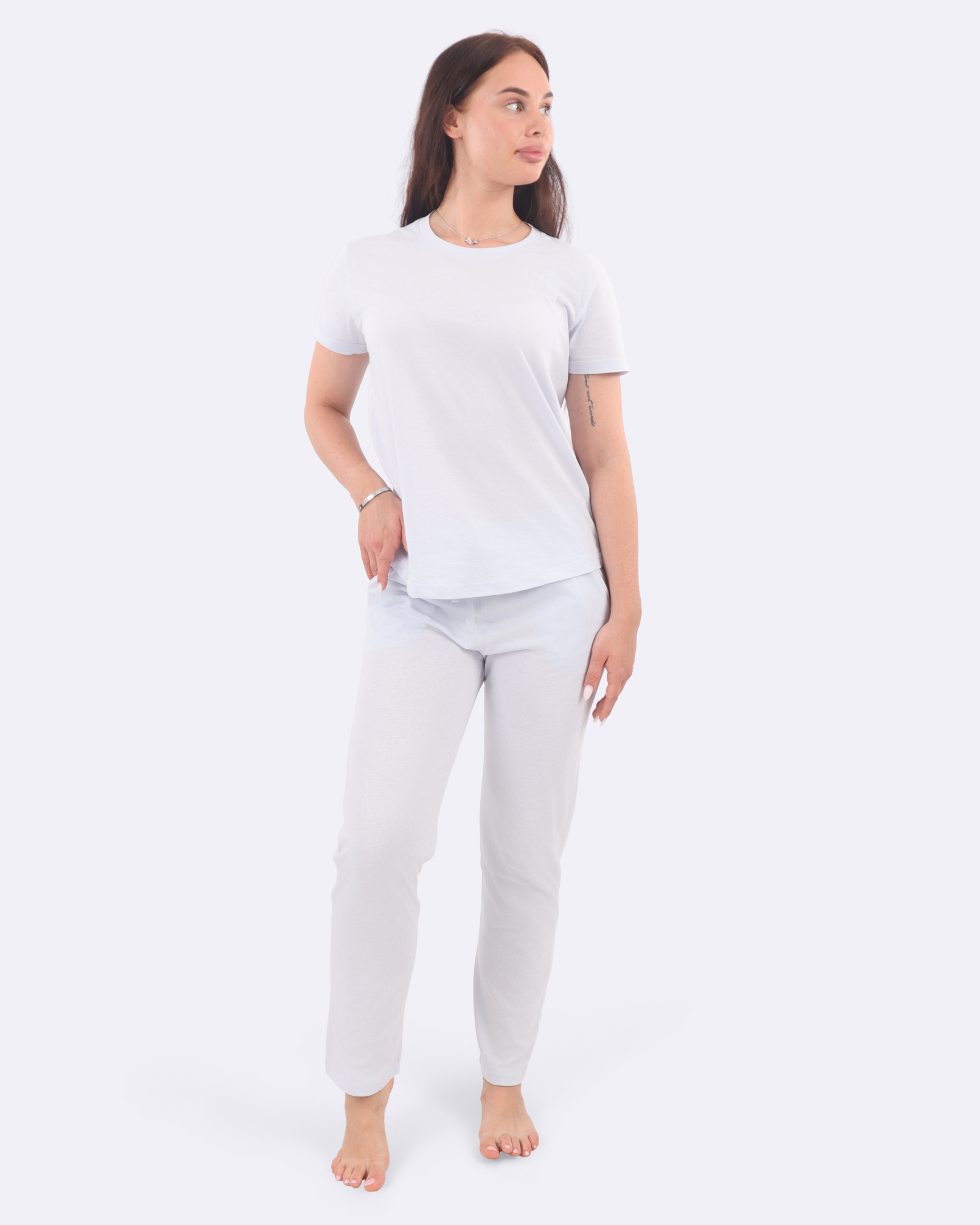 Sydänkuvioiset lyhyet pyjamat 