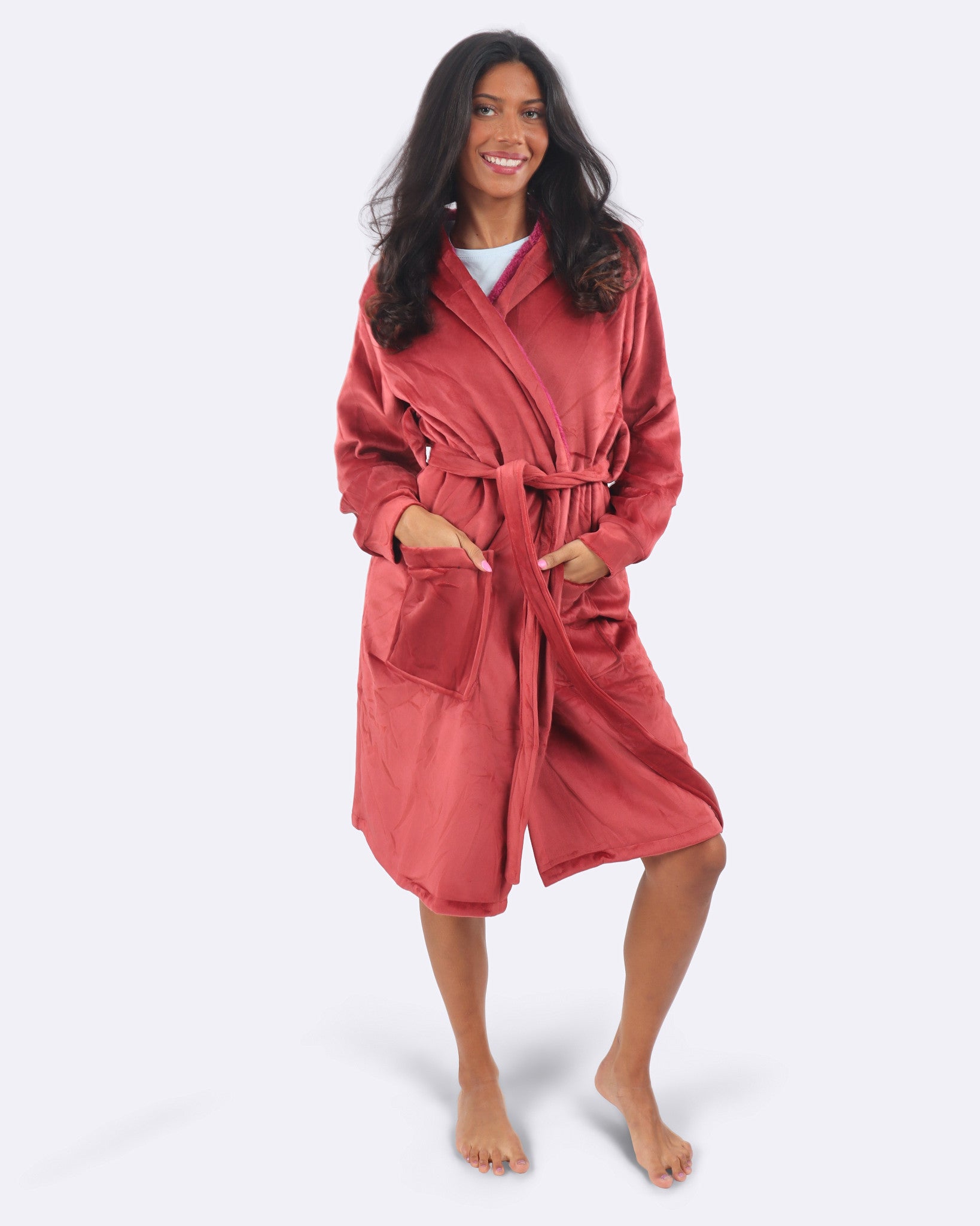 Red Dahlia Robe