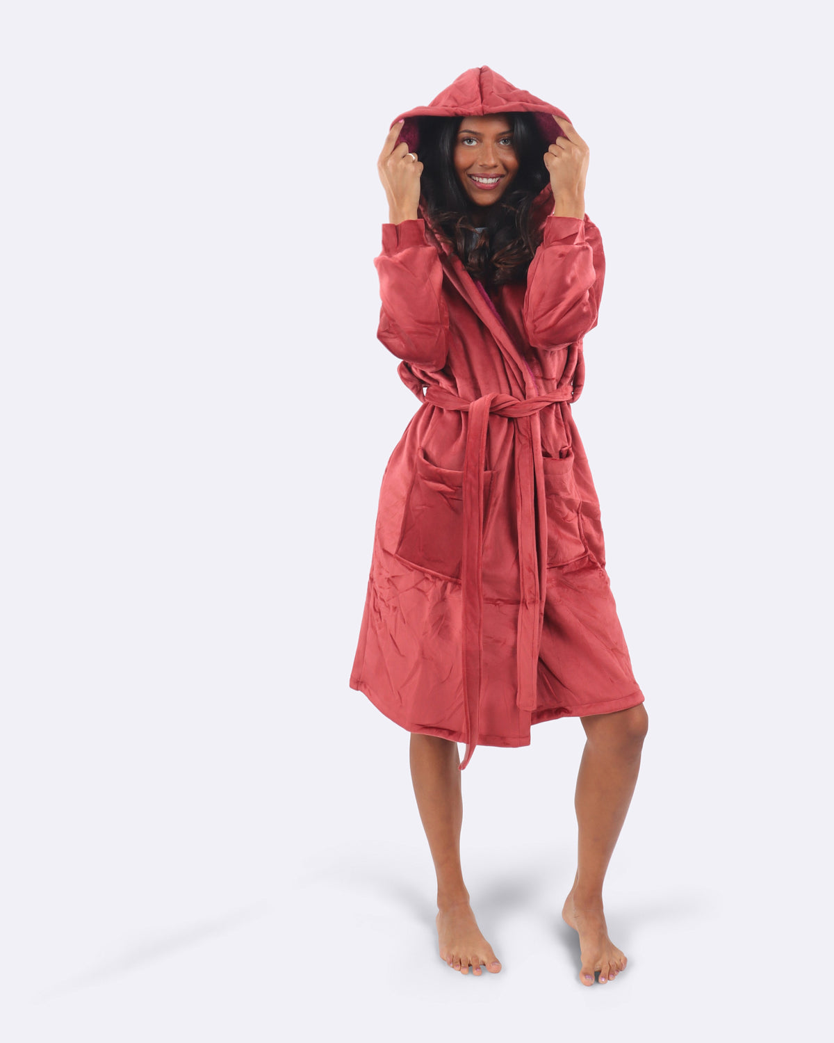 Red Dahlia Robe