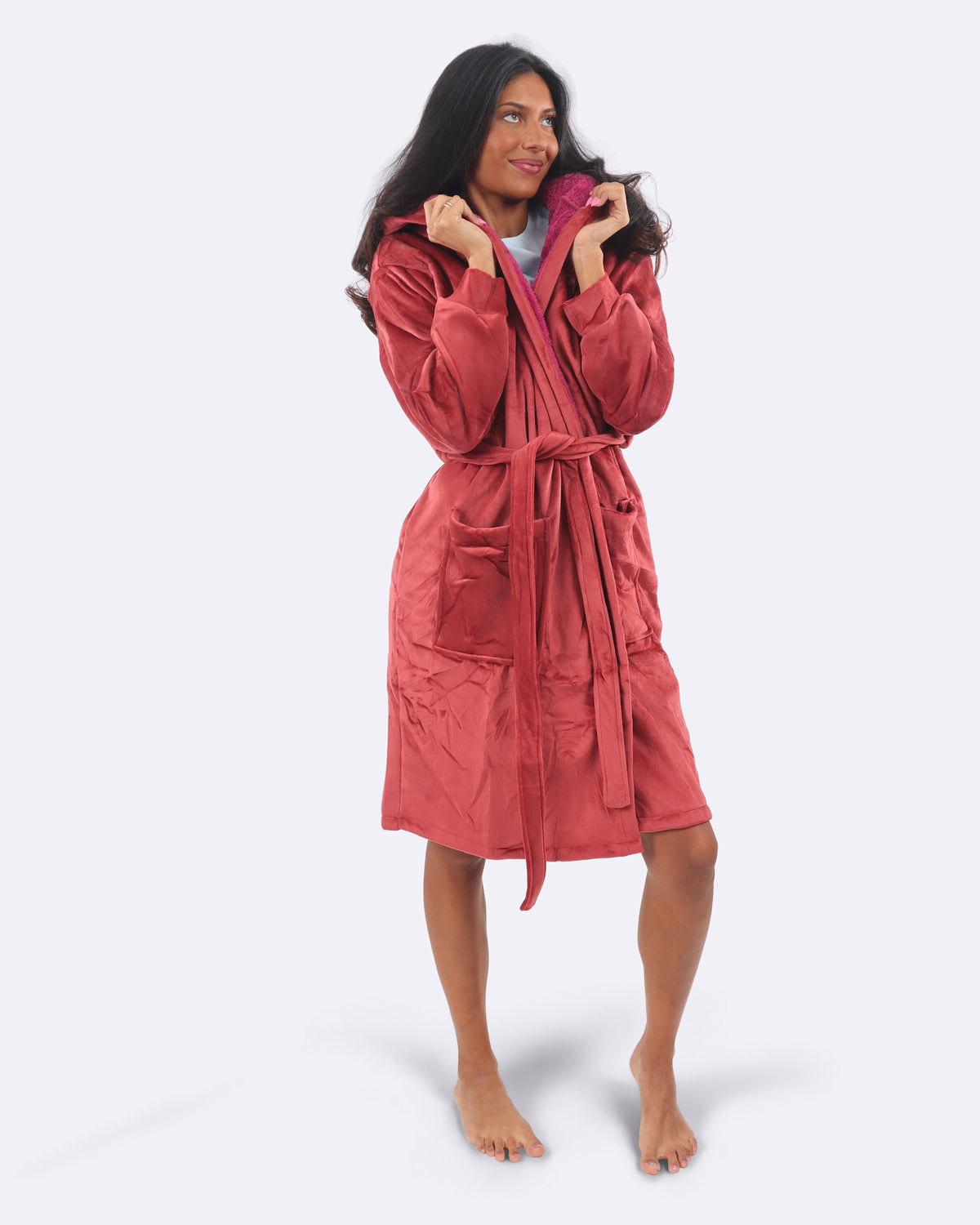 Red Dahlia Robe
