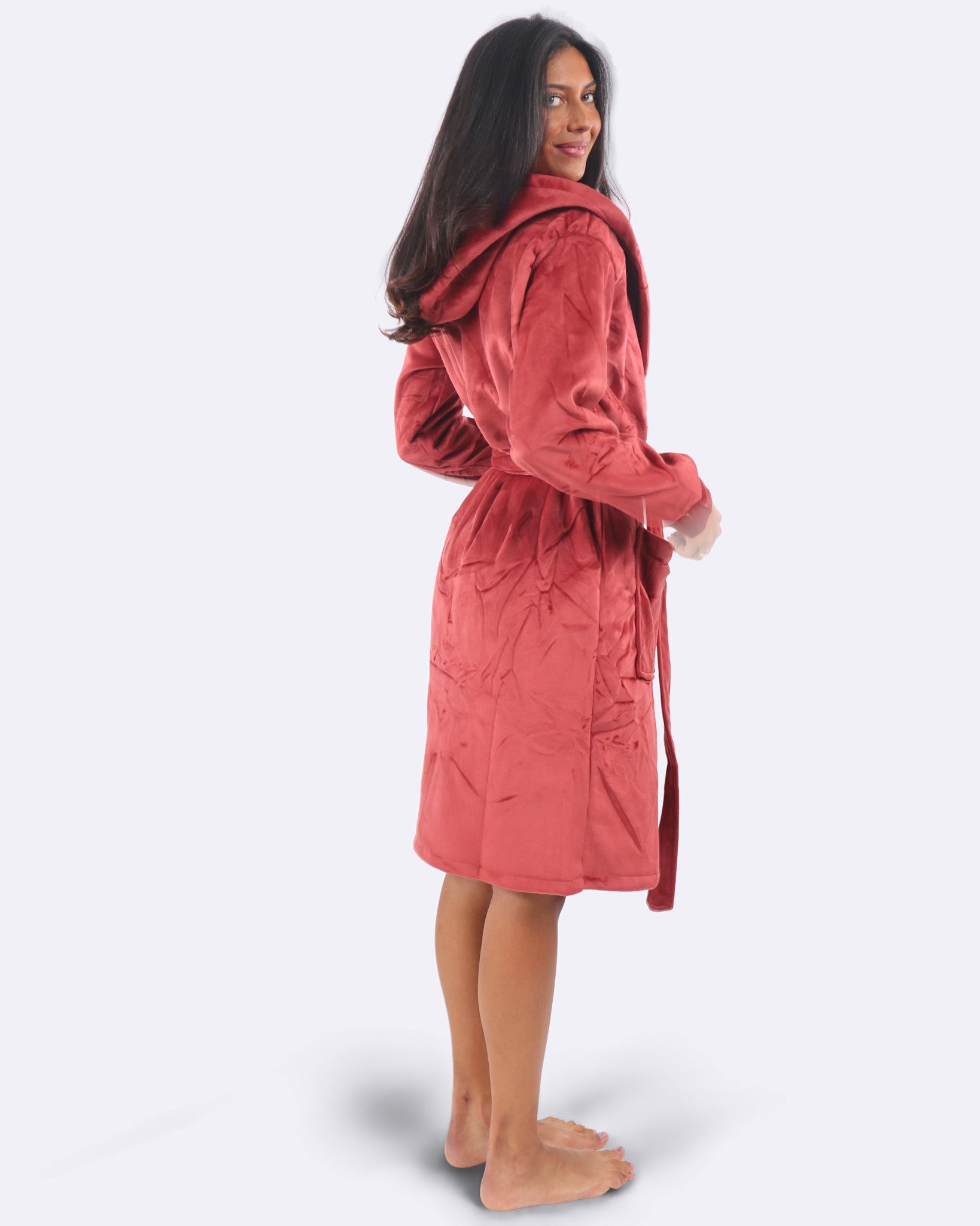Red Dahlia Robe