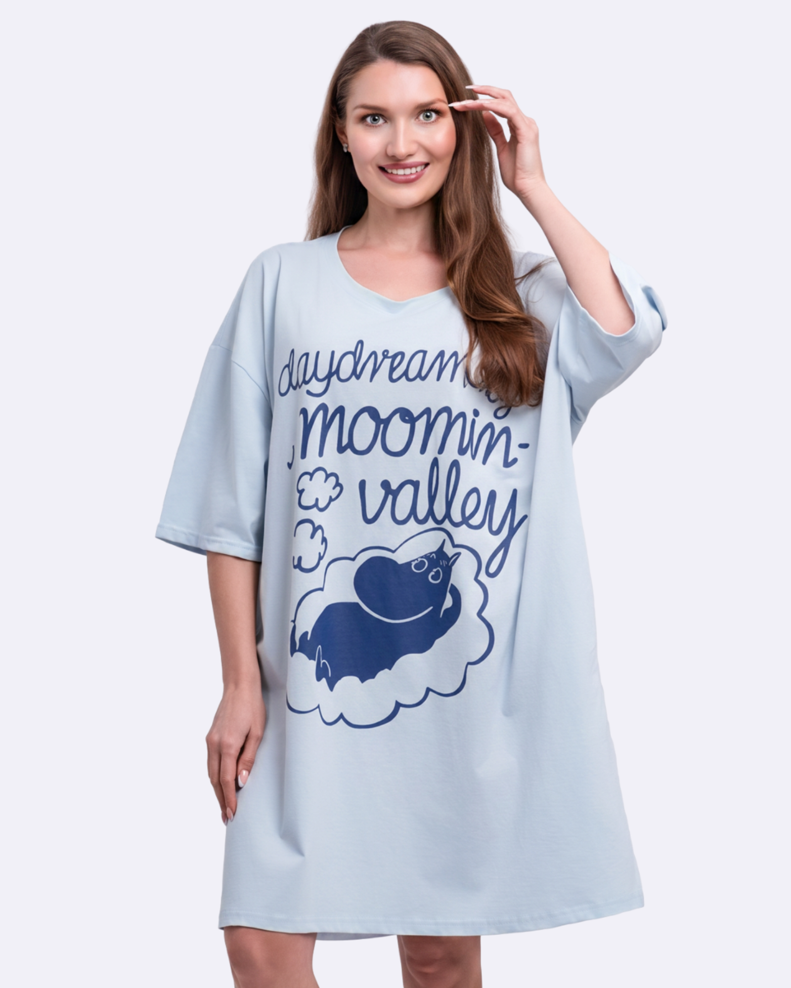 Moomin Daydreaming Navy Cozee Tee