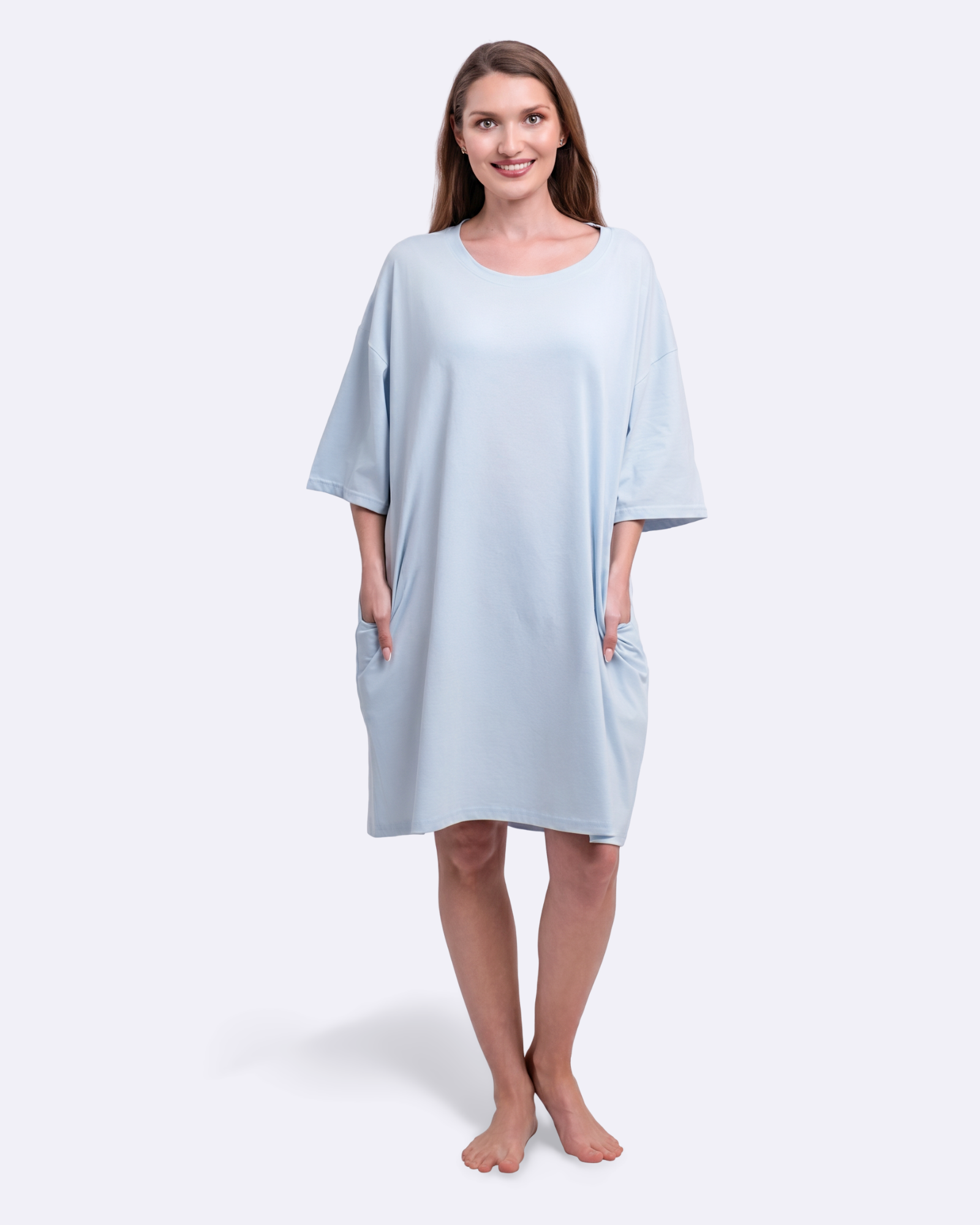 Misty Blue Cozee Tee