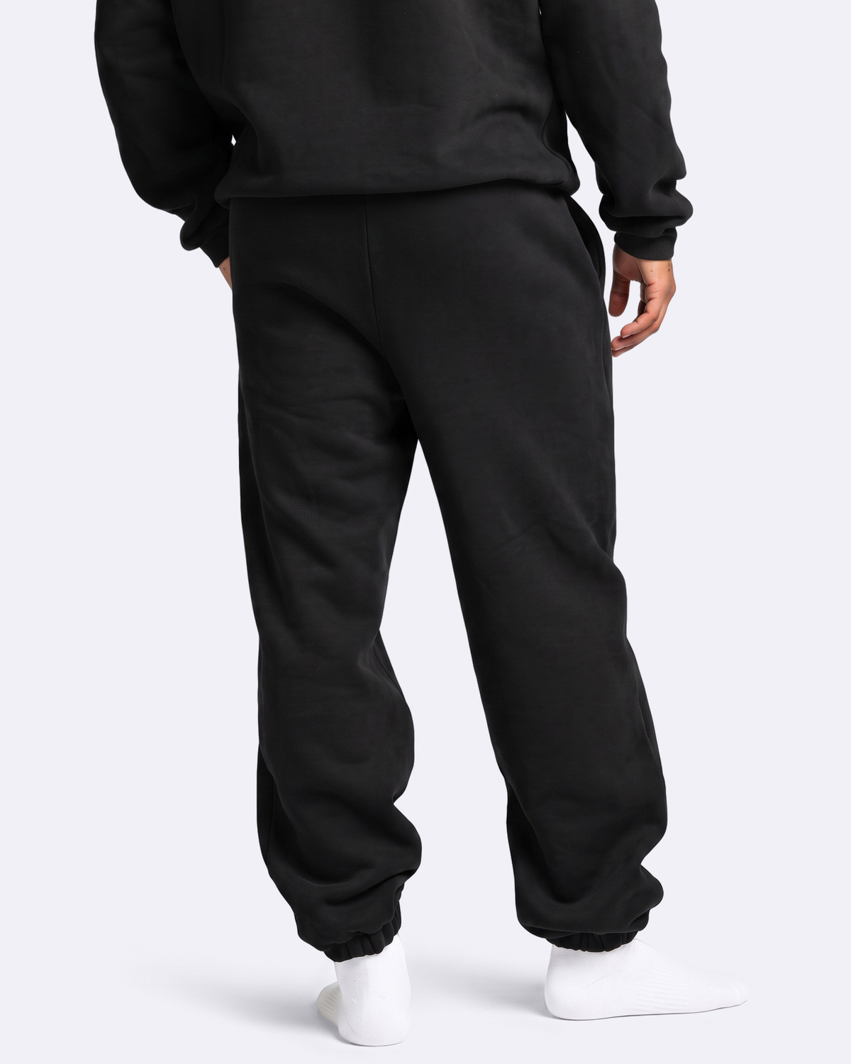 Cozee Cloud Cuffed Sweatpants – Black