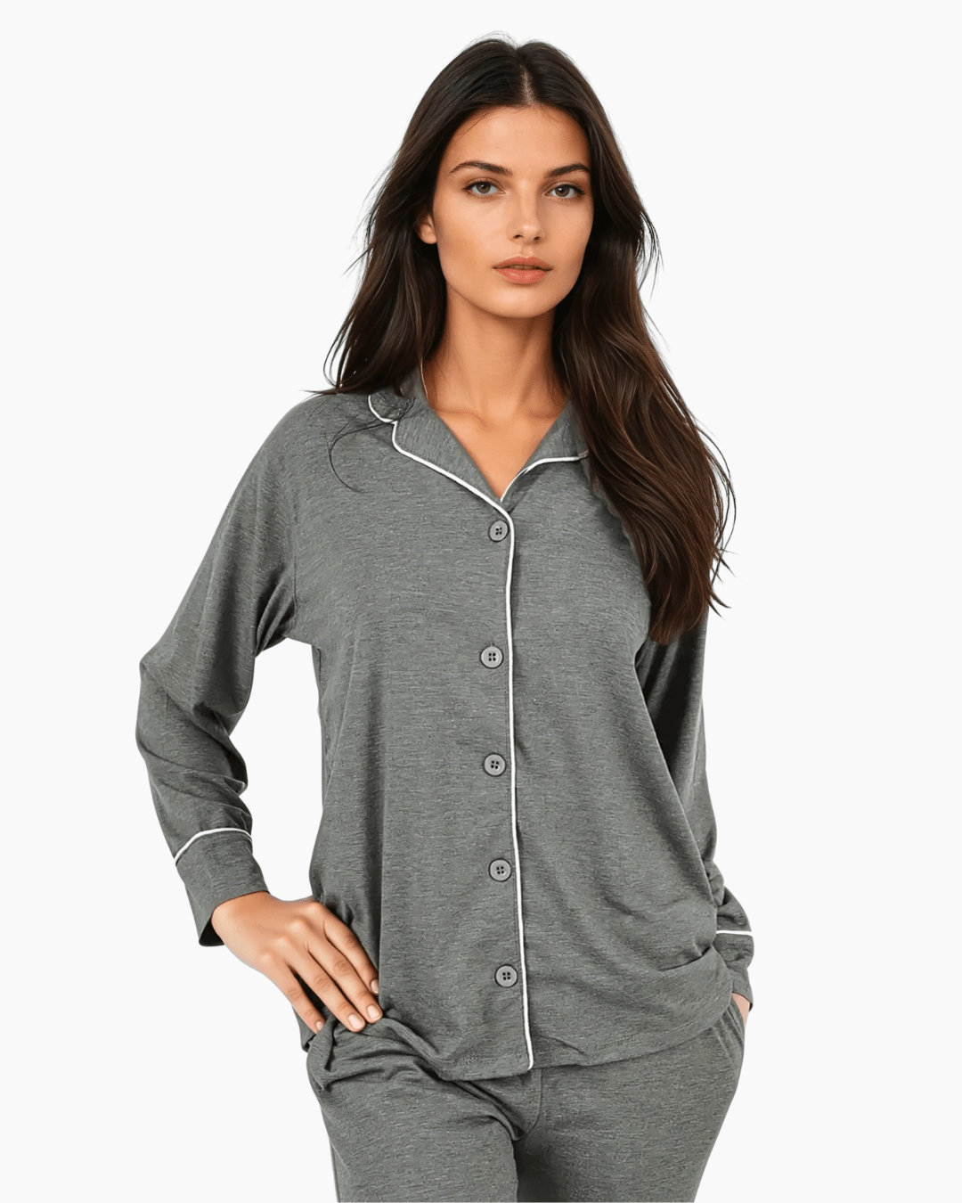 Dark Grey Pyjamas - Cozee