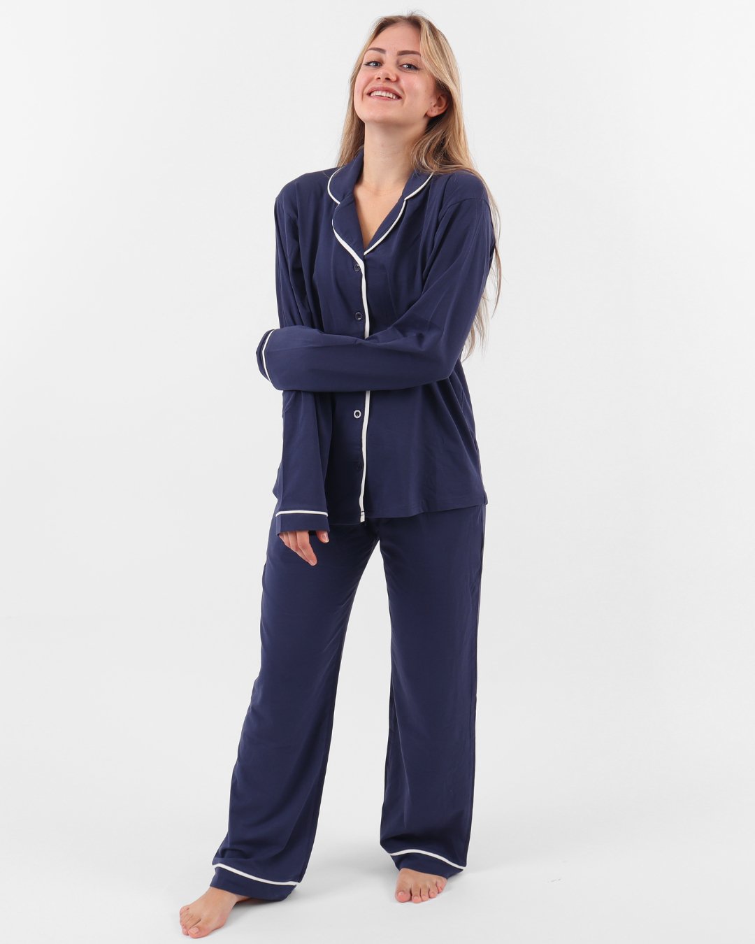 Navy Blue Pyjamas - Cozee