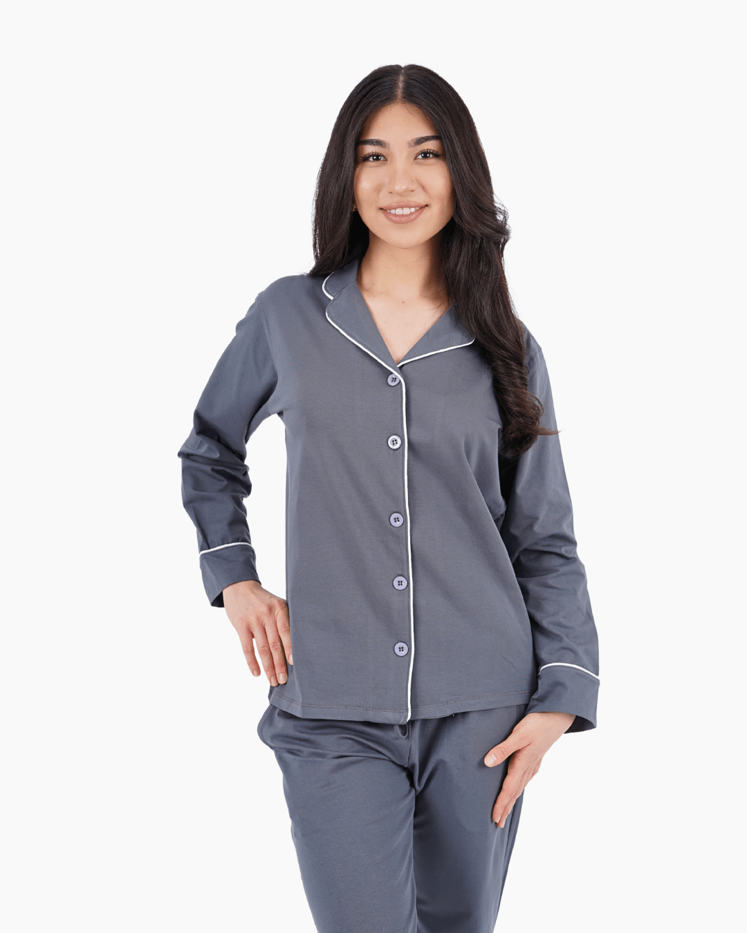 Slate Blue Pyjamas - Cozee