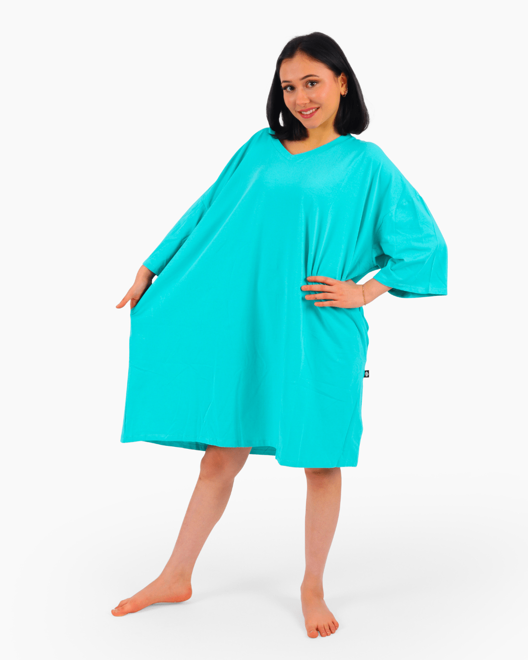 Turquoise Cozee Tee - Cozee