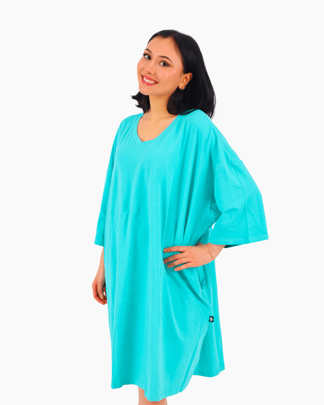 Turquoise Cozee Tee - Cozee